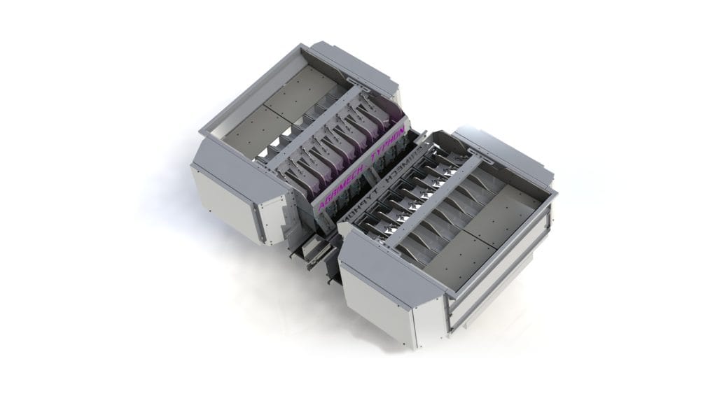Typhon 16 High Speed Multi-Head Weighing System 2K Render